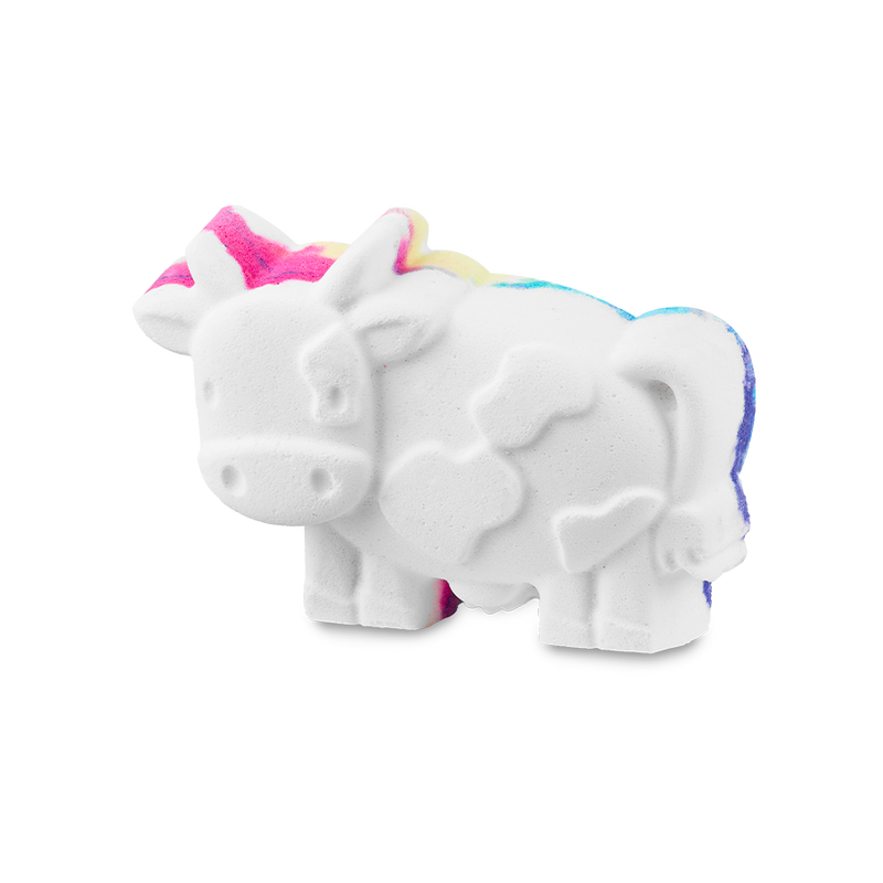 Lush Toby's Magic Cow bath bomb with popping candy, UK version