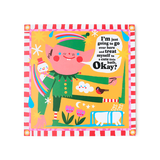 Lush Treat Your Elf greetings card 150mm, imported from the UK