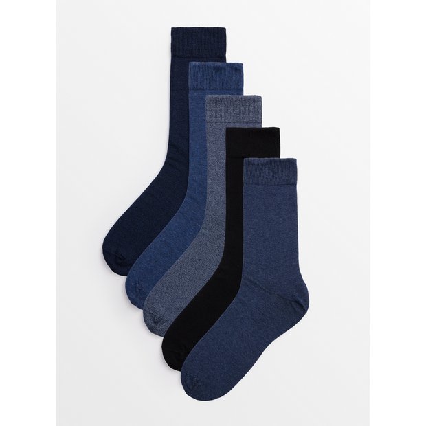 Black & Blue stay fresh socks 5 pack size 6-8.5 - British product