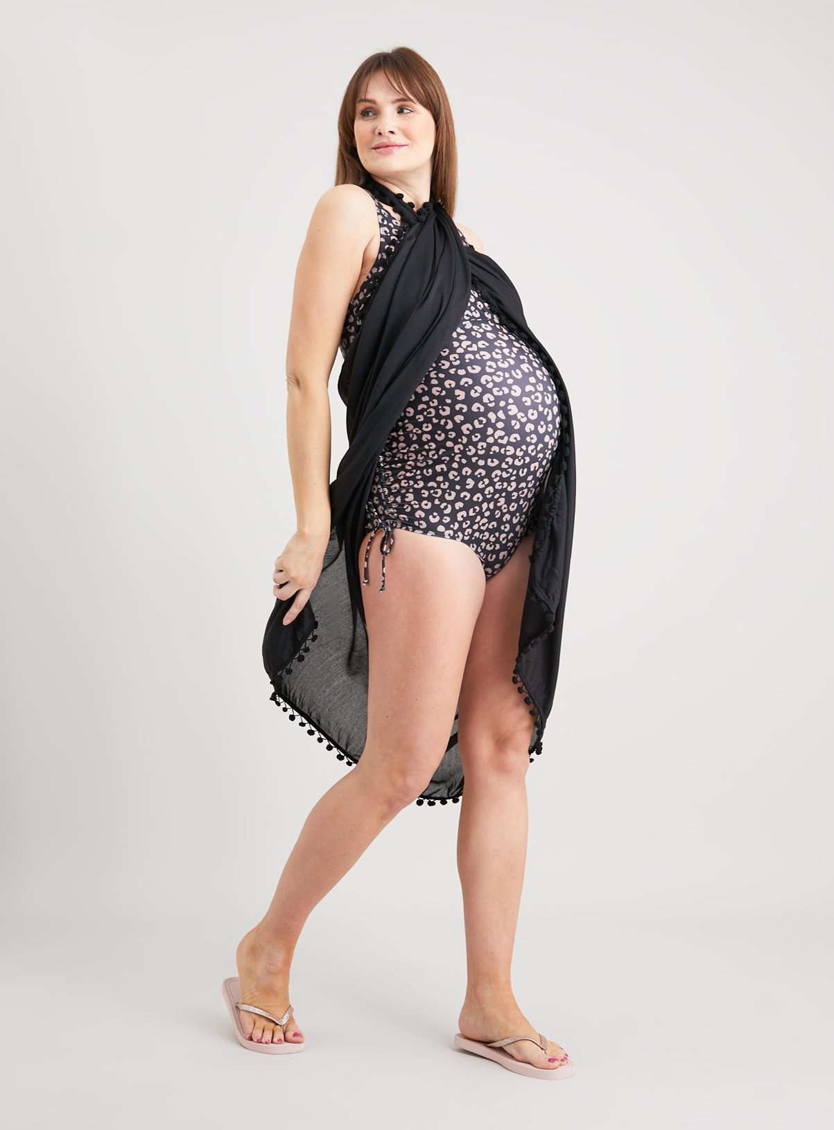 MATERNITY Leopard Print Swimsuit 6 GOODS Argos