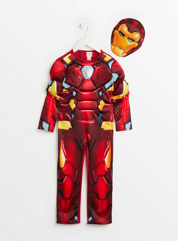 Marvel Red Iron Man Costume 5-6 years GOODS Argos