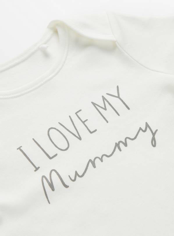 I Love My Mummy White Bodysuit Newborn GOODS Argos