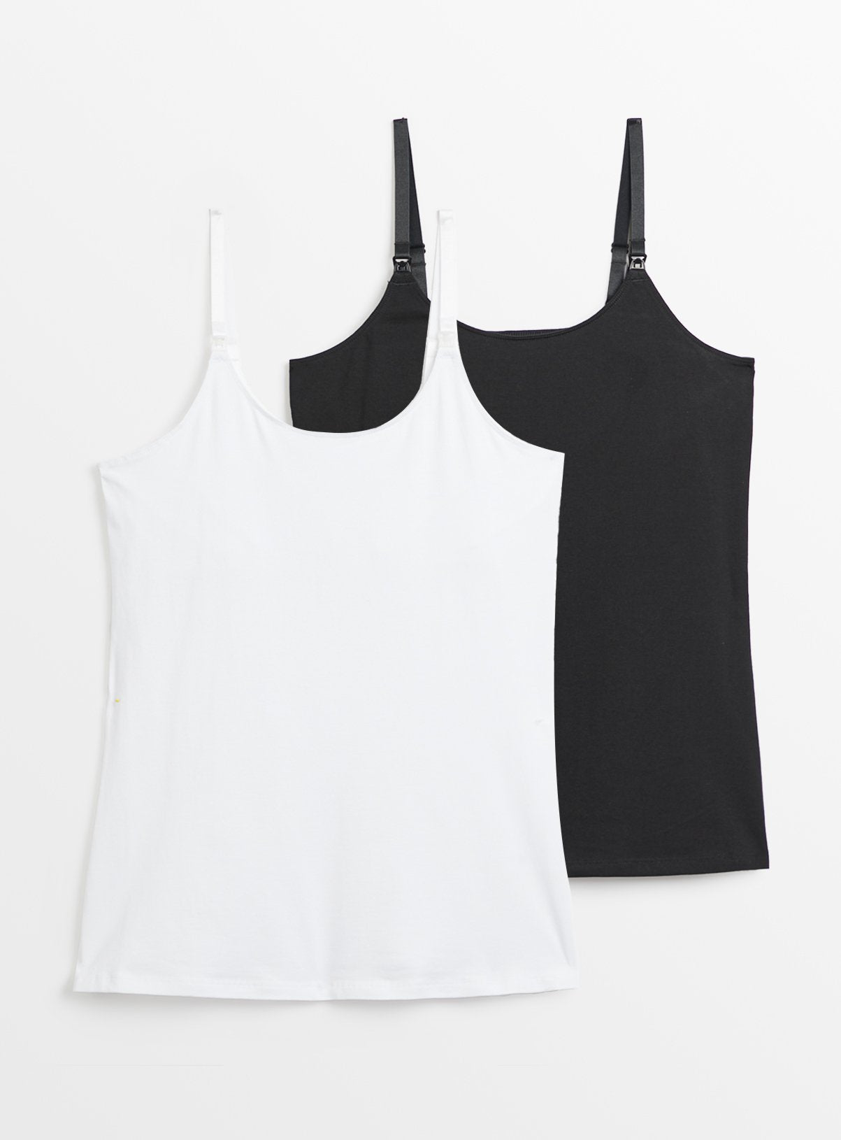 MATERNITY Nursing Monochrome Plain Cami Top 2 Pack 20 GOODS Argos