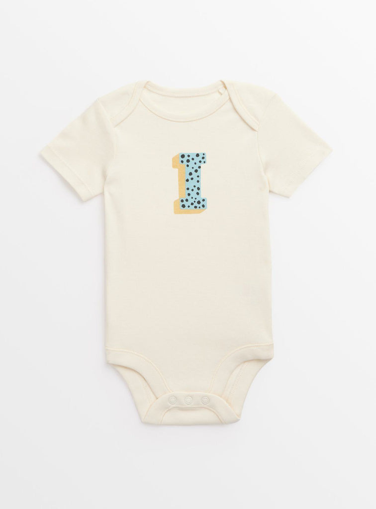 Cream Letter 'I' Bodysuit Up to 3 mths