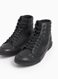 Black High Top Trainers 10