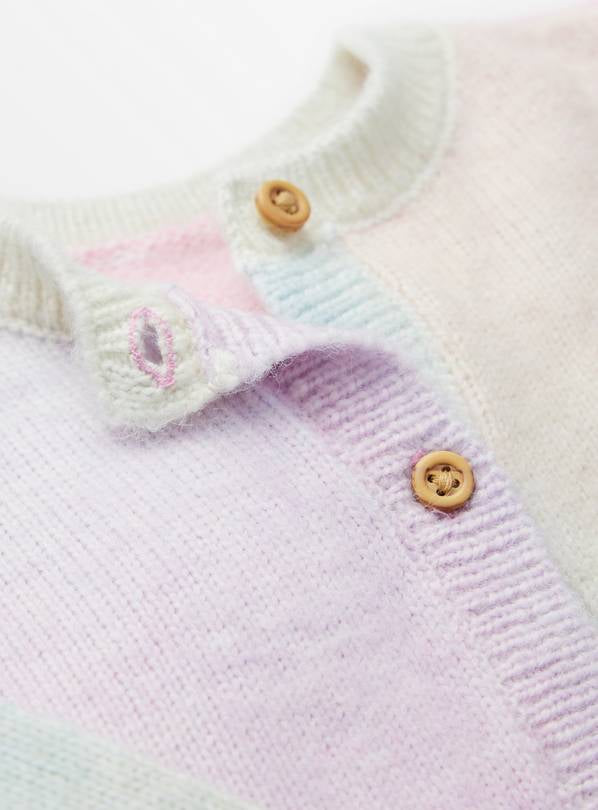 Pastel Ombre Knitted Cardigan & Leggings Set Up to 3 mths GOODS Argos