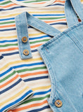 Denim Dungaree & Long Sleeve Top Set Up to 3 mths GOODS Argos