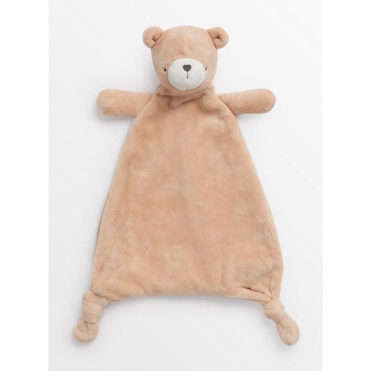 Brown bear comforter one size, soft baby toy - British product