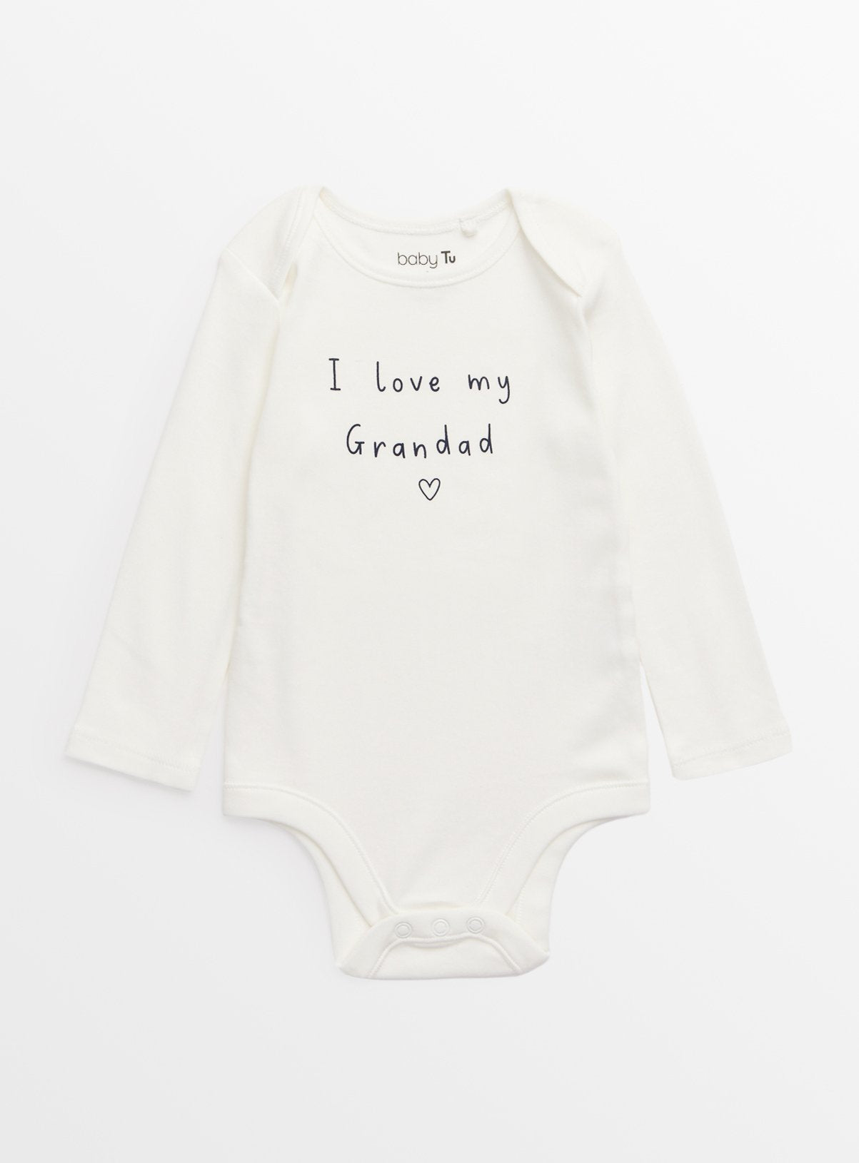 I Love My Grandad Slogan White Bodysuit Newborn GOODS Argos