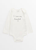 I Love My Grandad Slogan White Bodysuit Newborn GOODS Argos