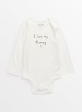 I Love My Mummy White Bodysuit  9-12 months