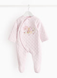 Peter Rabbit Pink Quilted 2.5 Tog Sleepsuit Up to 3 mths GOODS Argos