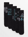 Star Wars The Mandalorian Ankle Socks 5 Pack 6-8.5 GOODS Argos