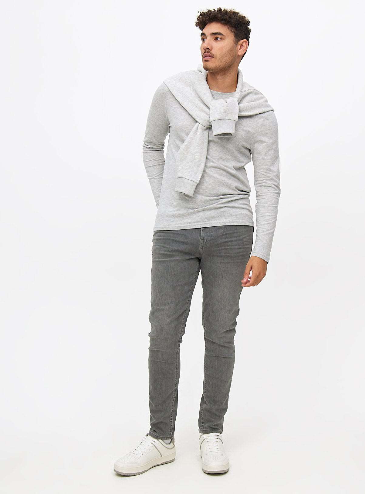 Grey Skinny Fit Denim Jeans 42R GOODS Argos