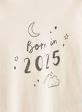 Cream Born In 2025 Slogan Bodysuit 3-6 months GOODS Argos