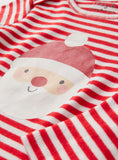 Christmas Santa Red Striped Bodysuit 9-12 months GOODS Argos