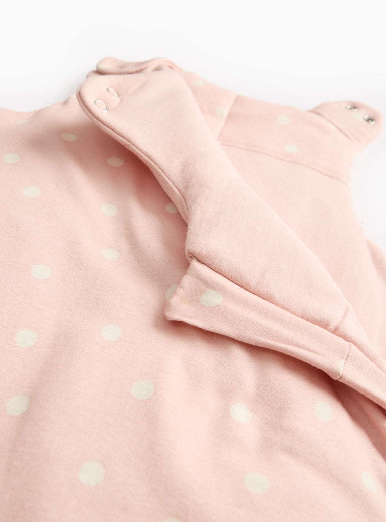 Pink Spot Print 3.5 Tog Sleeping Bag  0-6 Months