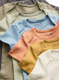 Plain Short Sleeve Bodysuits 7 pack Newborn GOODS Argos