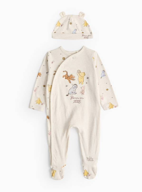 Winnie The Pooh Born in 2025 Sleepsuit & Hat Set Up to 1 mth GOODS Argos