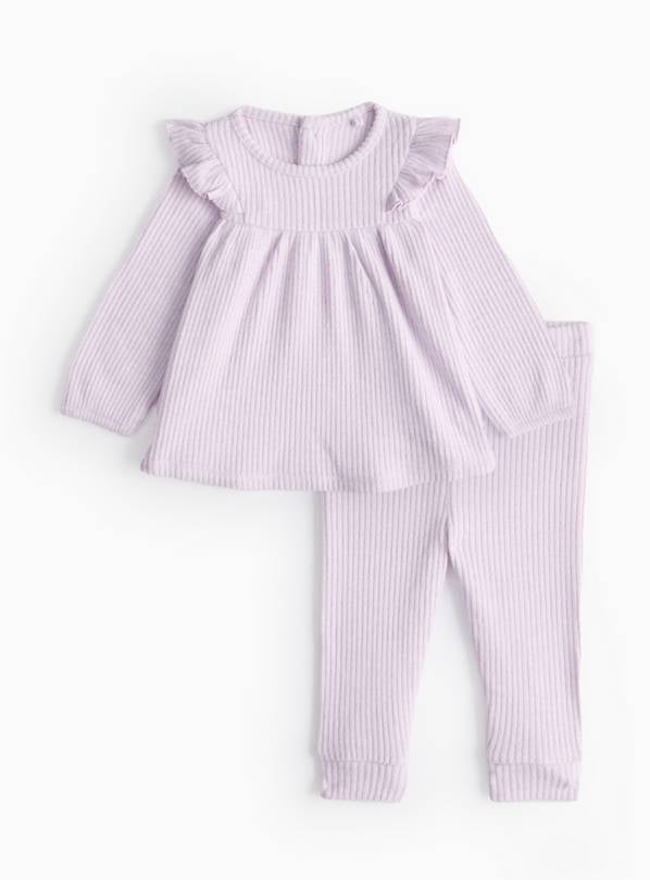 Lilac Soft Knit Jumper & Leggings Set 6-9 months GOODS Argos