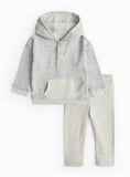 Grey Marl Knitted Hoodie & Leggings Set 9-12 months GOODS Argos