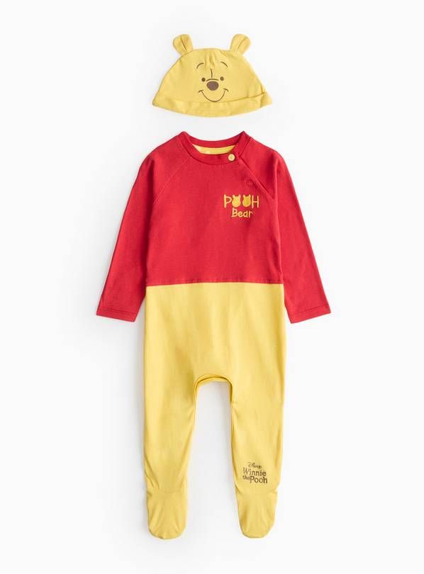 Disney Winnie The Pooh Novelty Sleepsuit & Hat Set Newborn GOODS Argos