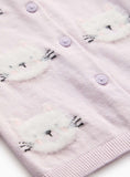 Lilac Cat Print Knitted Cardigan & Leggings Set 6-9 months GOODS Argos