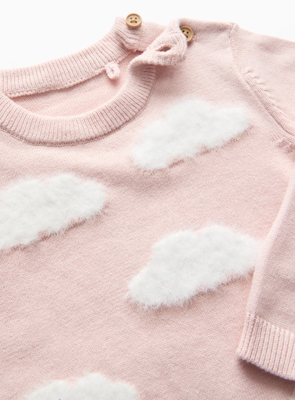 Pink Cloud Knitted Jumper & Leggings Set Up to 3 mths GOODS Argos