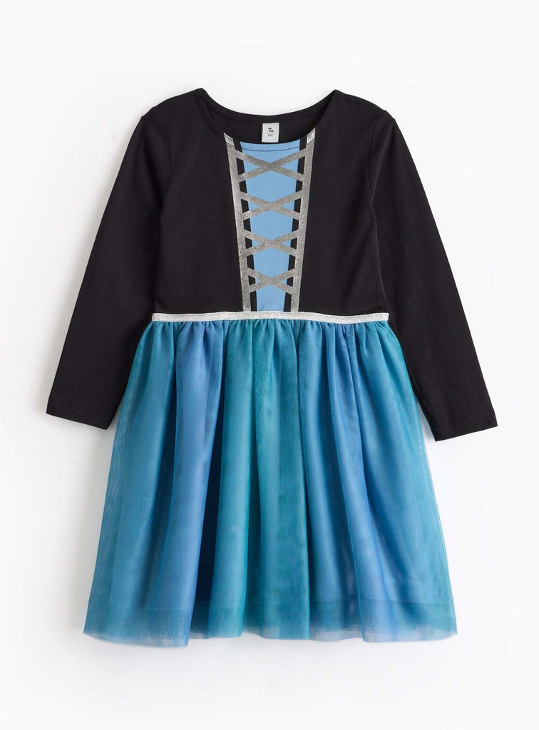 Halloween Blue Witch Tutu Dress 2 years