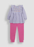 JOJO MAMAN BÉBÉ Toadstool Embroidered Smocked Top & Leggings Set 6-7 Years GOODS Argos