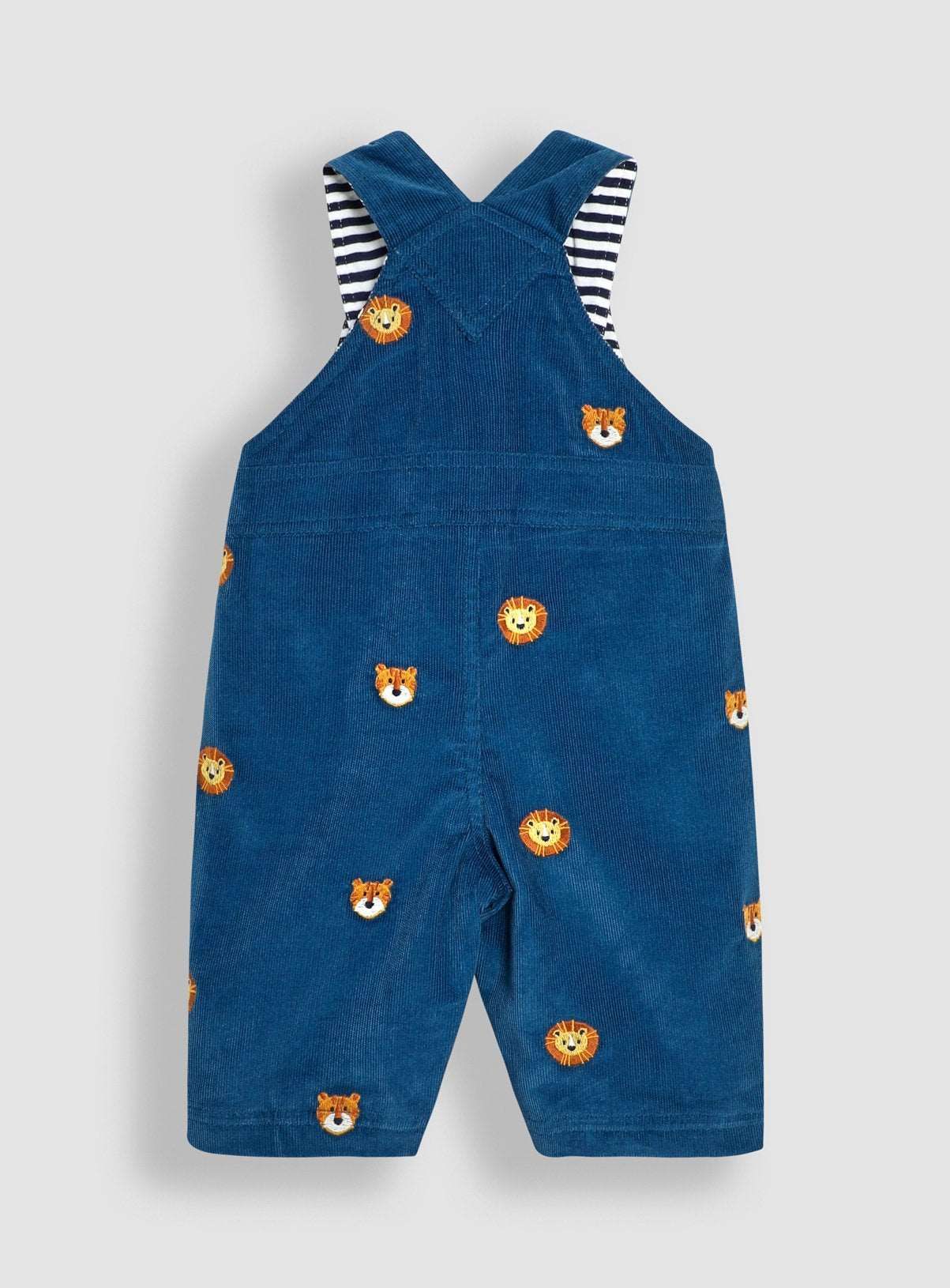 JOJO MAMAN BÉBÉ Safari Animal Embroidered Dungarees Up To 3 mths GOODS Argos