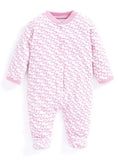 JOJO MAMAN BÉBÉ Little Elephant Sleepsuit Pink Up To 3 mths GOODS Argos