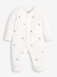 JOJO MAMAN BÉBÉ Elephant Embroidered Sleepsuit Up To 3 mths GOODS Argos