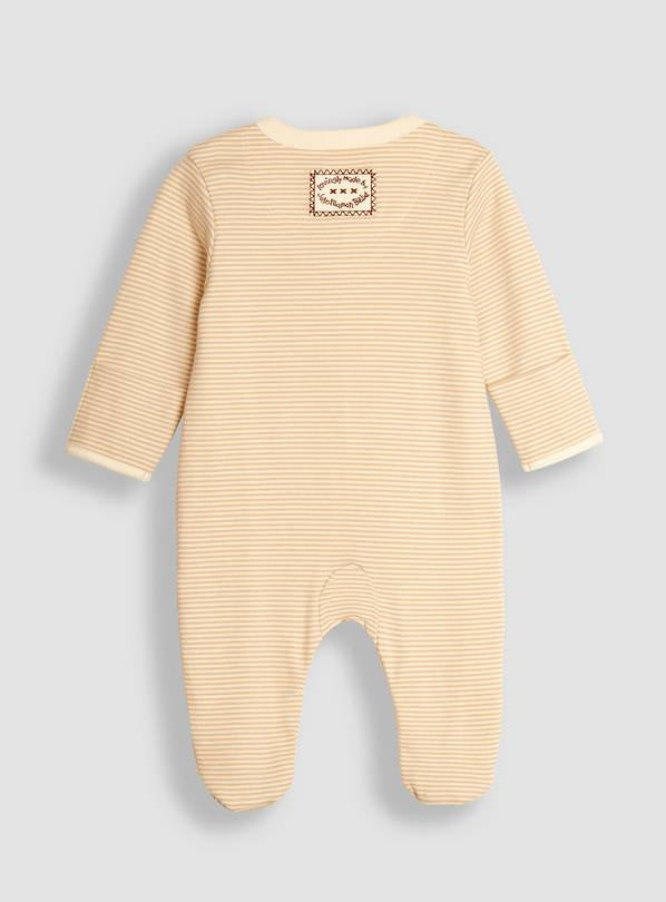 JOJO MAMAN BÉBÉ Bear Embroidered Sleepsuit 3-6 months GOODS Argos