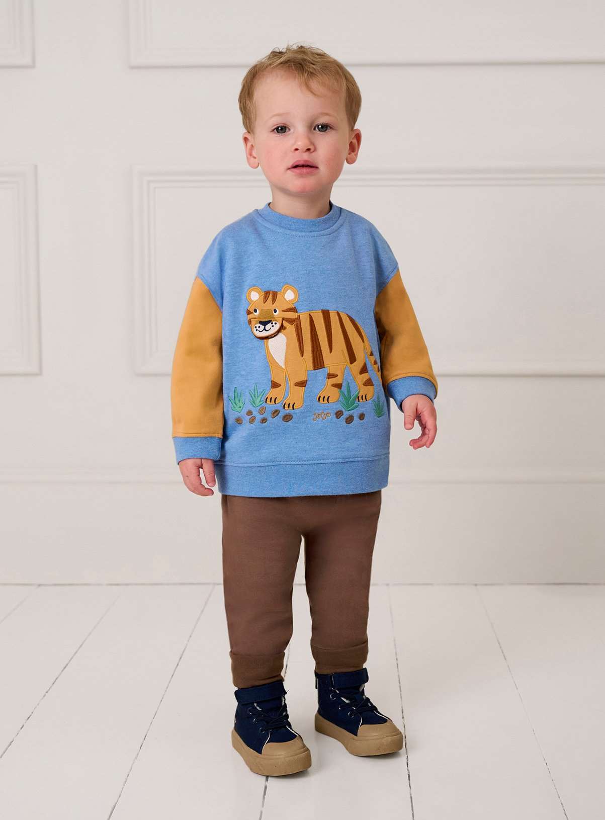 JOJO MAMAN BÉBÉ Tiger Applique Sweatshirt & Jogger Set 6-7 Years GOODS Argos