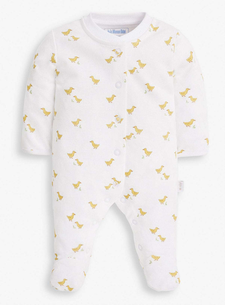 JOJO MAMAN BÉBÉ 2-Piece Sleepsuit & Velour Jacket Set Newborn