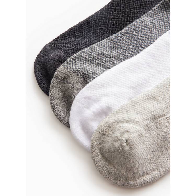 Trainer socks cushioned sole 4 pack size 6-8.5, UK version