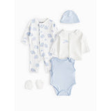 Premature baby elephant print starter set 2lbs 0.9kg, UK version