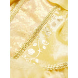 Belle fancy dress costume for ages 7-8 with golden dress and headband - British product