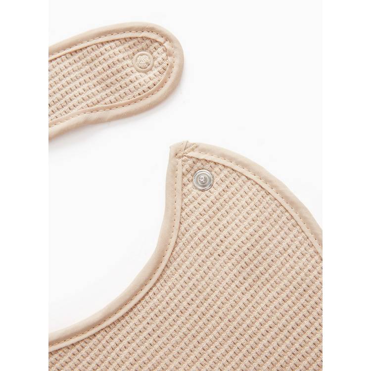 Beige bibs 3 pack one size, imported from the UK