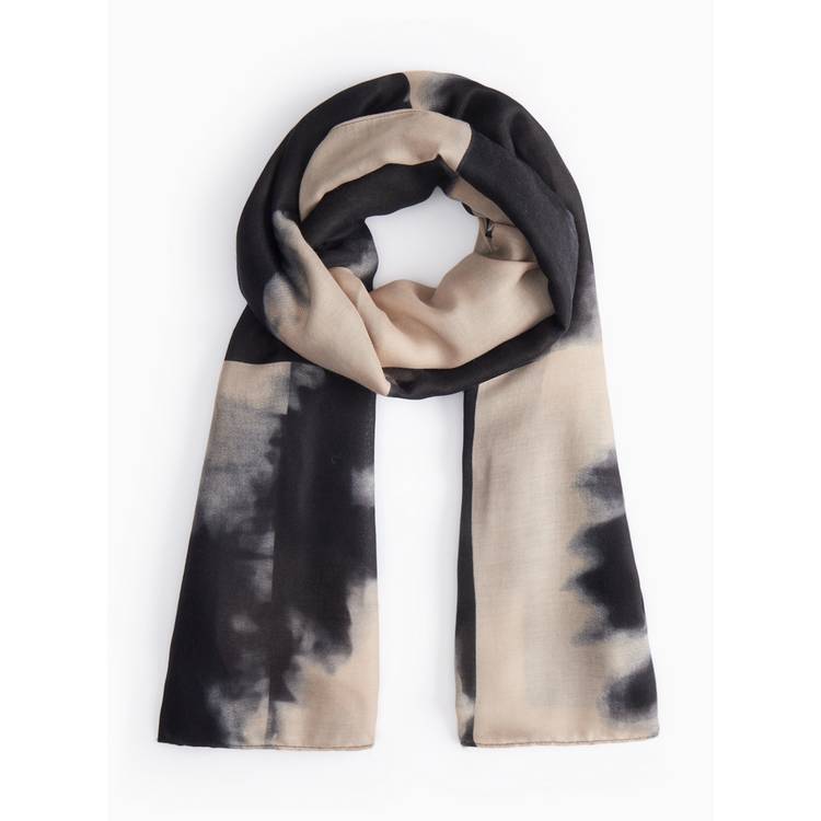 Mono blur print lightweight scarf one size (British brand)