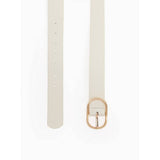 Belt stone oval buckle PU size M, imported from the UK
