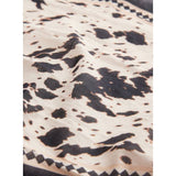 Cow print scarf cream colourway one size, imported from the UK