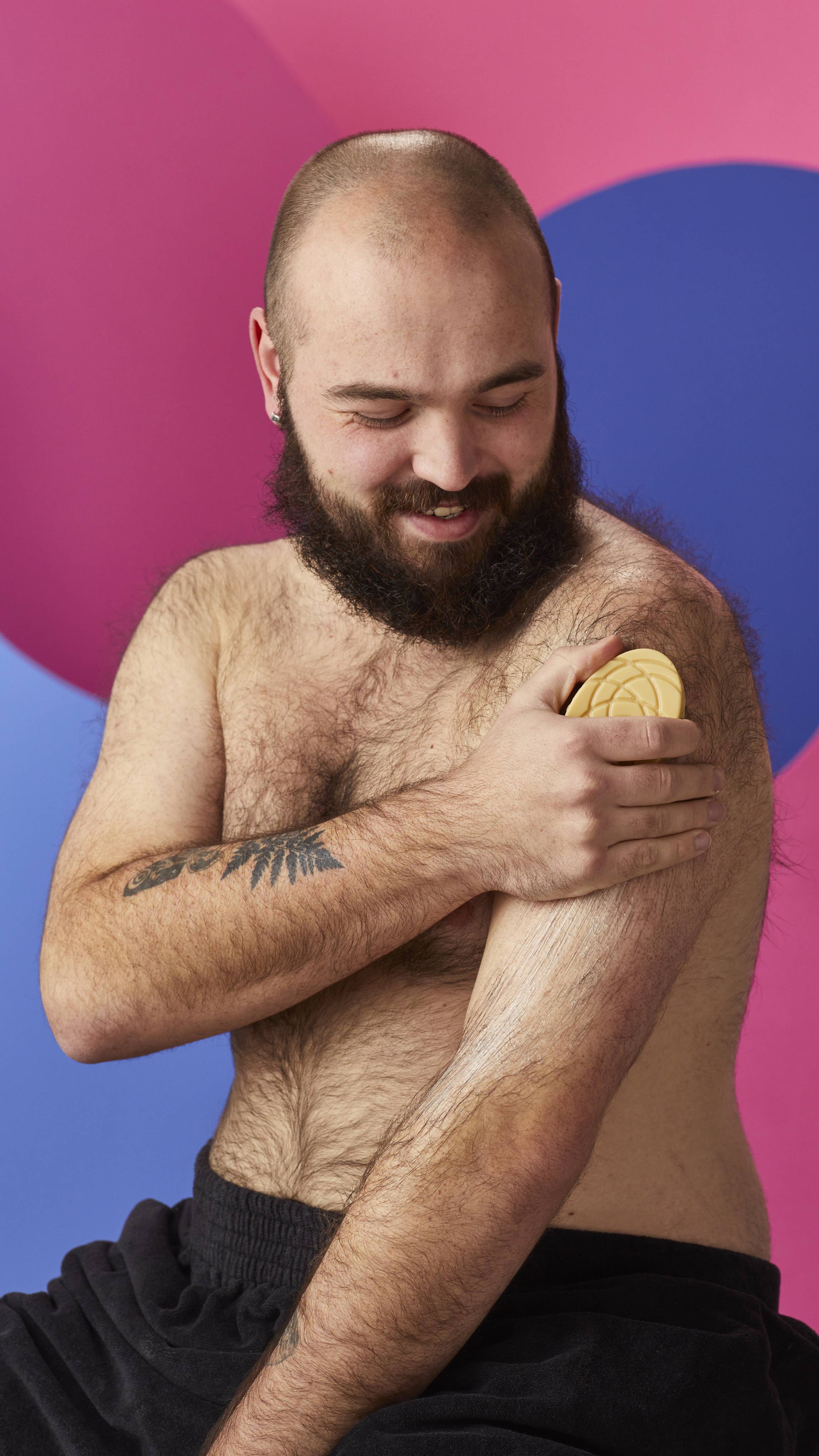Lush turmeric latte solid massage bar (British brand)