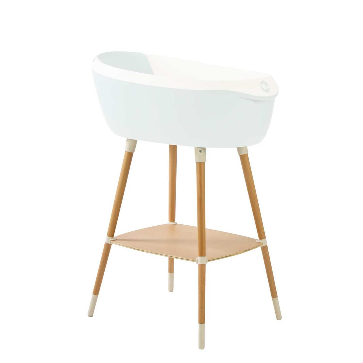 Tutti Bambini Nati baby bath stand in natural wood (British brand)