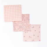 Tutti Bambini muslin squares 3pk Tiny Tails - British product