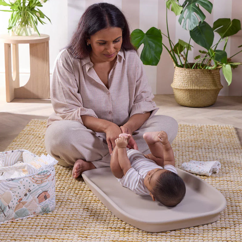 Tutti Bambini Cushi Mini baby changing mat in Cashmere, UK version