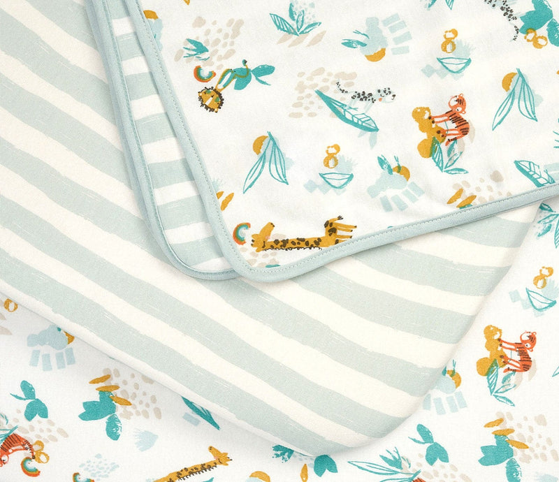 Tutti Bambini CoZee starter pack Run Wild baby bedding - British product