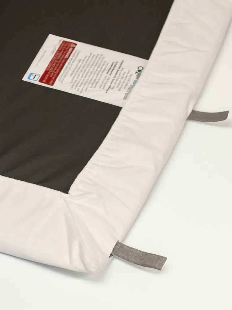 Tutti Bambini white CoZee Go waterproof fitted sheet - British product