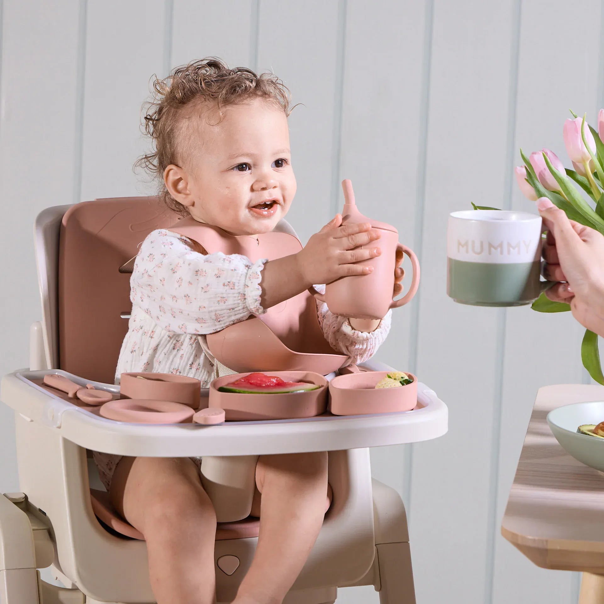 Tutti Bambini Nova high chair accessory pack Cameo, imported from the UK